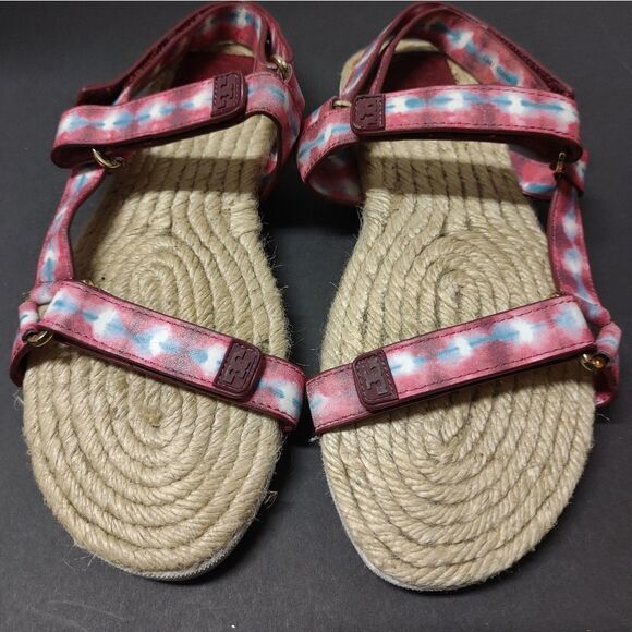 Tory Burch Sonda STRAPPY ESPADRILLE Bumper Sandal - Picture 2 of 6